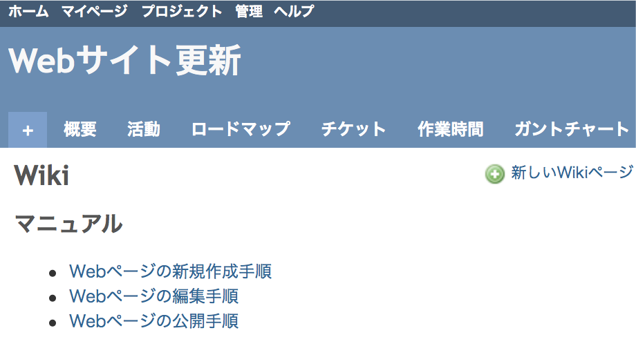 はじめてのredmine使いこなし術 2 Wikiページへのリンク記法 Redmine Jp Blog